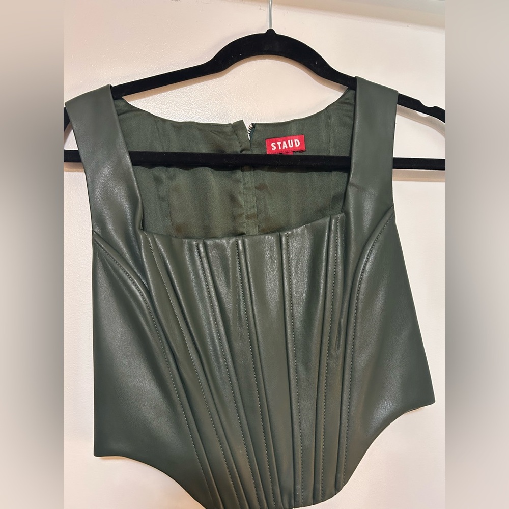 STAUD Dark Green Bodysuit - Picture 2 of 5